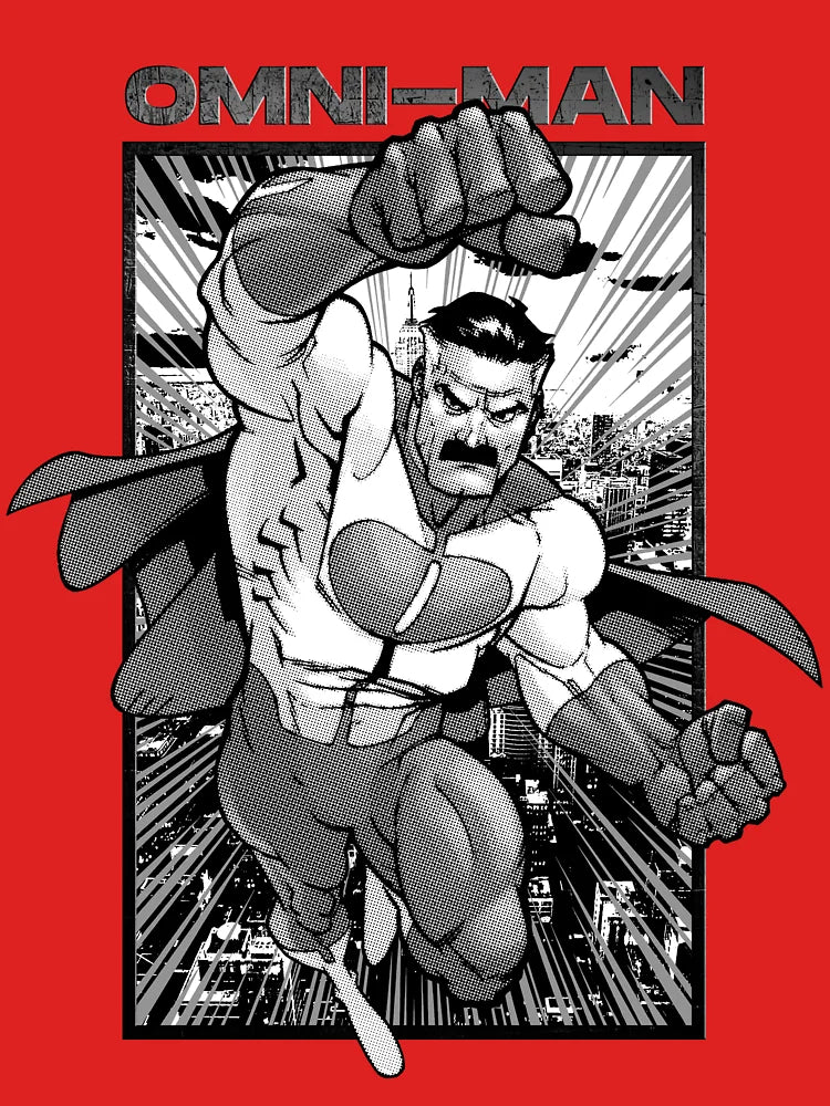 Omni-Man Black and White T-shirt Classic T-Shirt