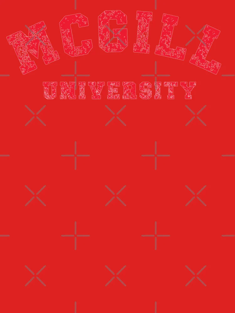 Mcgill red college font Classic T-Shirt