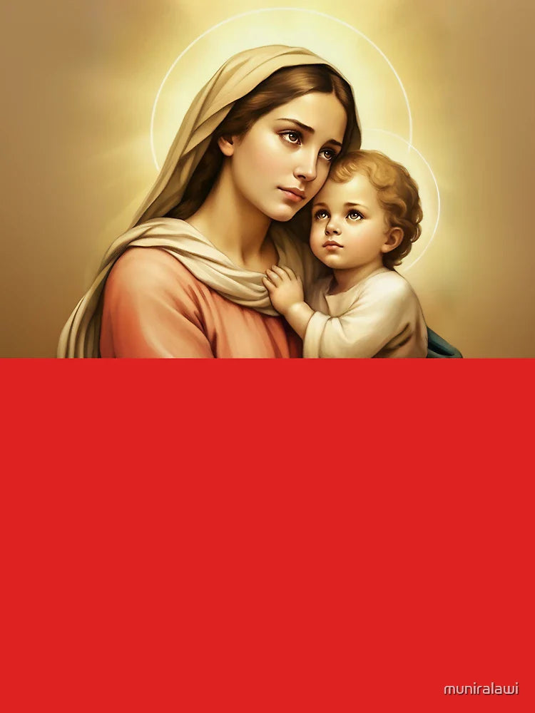 Saint Mary and Baby Jesus LI Classic T-Shirt