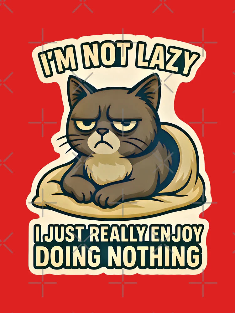 I’m Not Lazy-Grumpy Cat Doing Nothing Classic T-Shirt