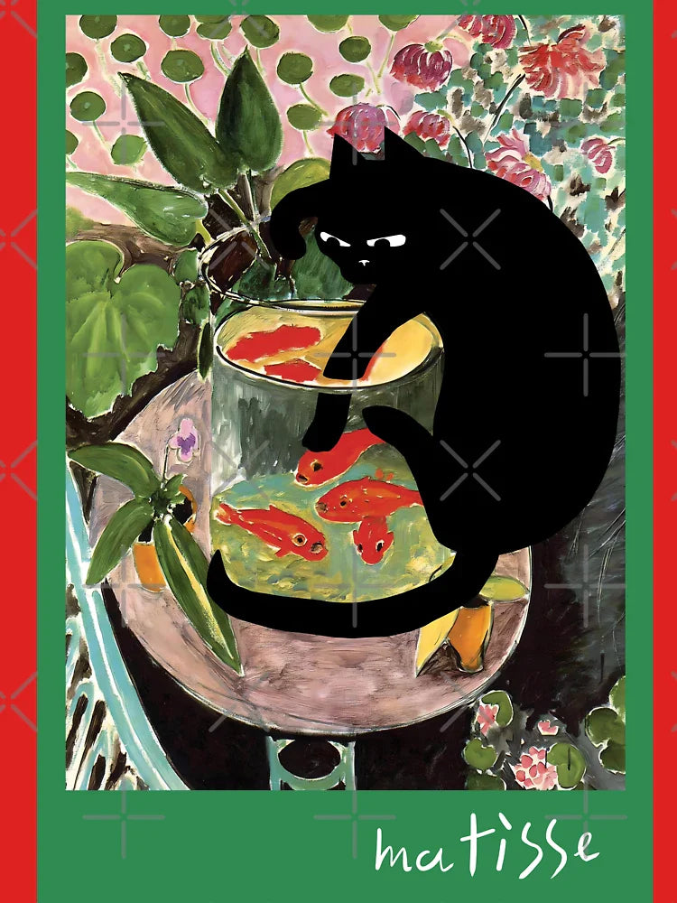 matisse's goldfish and a cat Classic T-Shirt