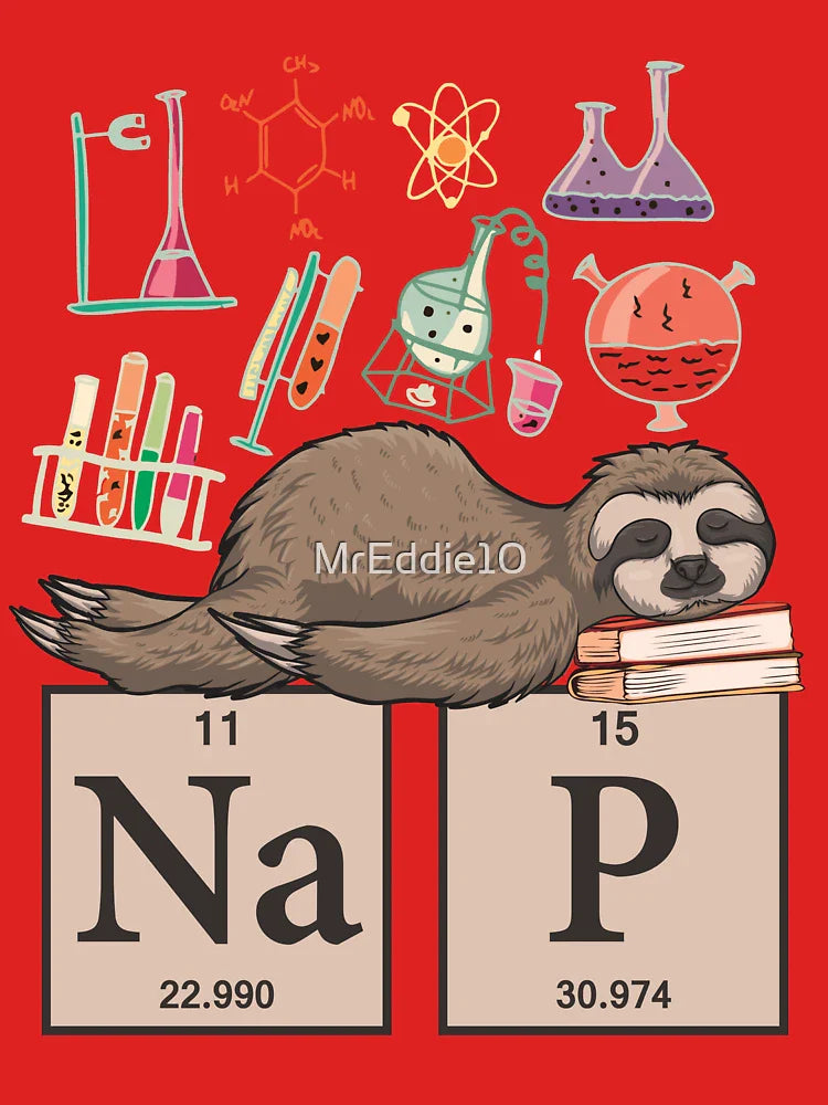 Funny Chemistry Sloth Art Gift Classic T-Shirt
