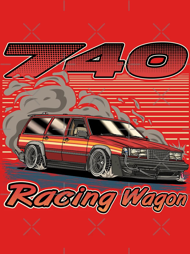 Retro 740 Street Racing Wagon  Classic T-Shirt