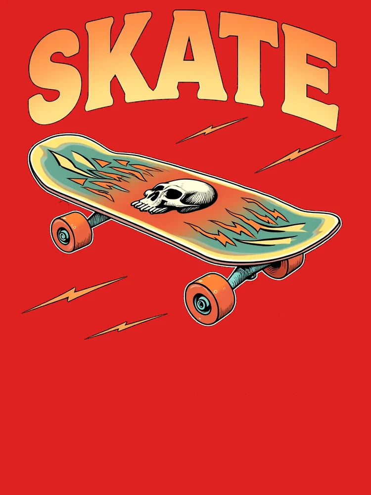 Vintage Skateboarding – Flame Deck Edition Classic T-Shirt