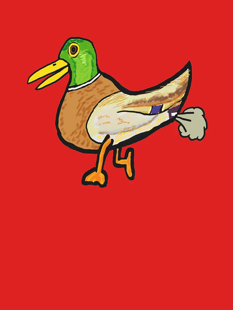Funny Farting Duck Classic T-Shirt