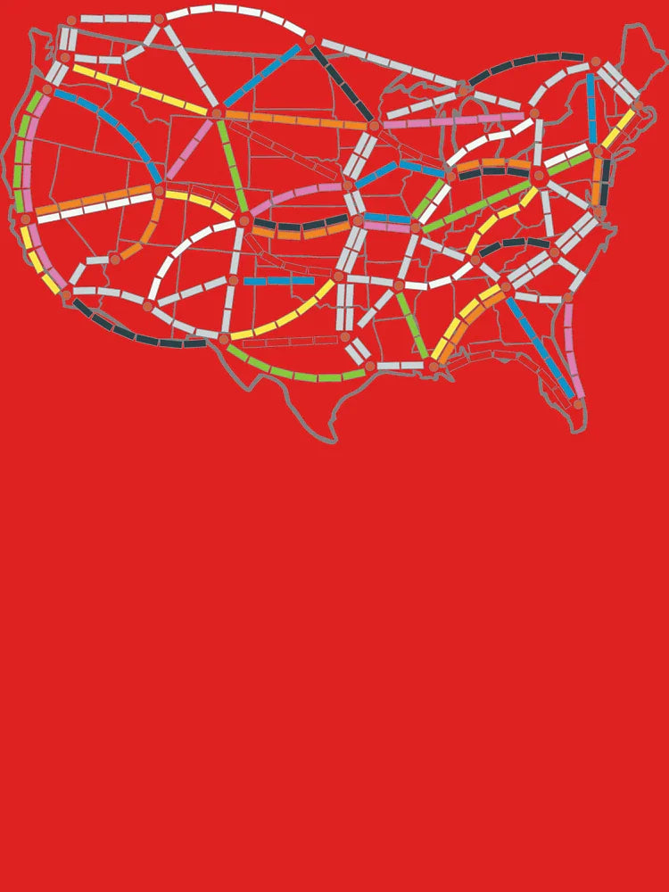 Minimal Ticket To Ride Classic T-Shirt