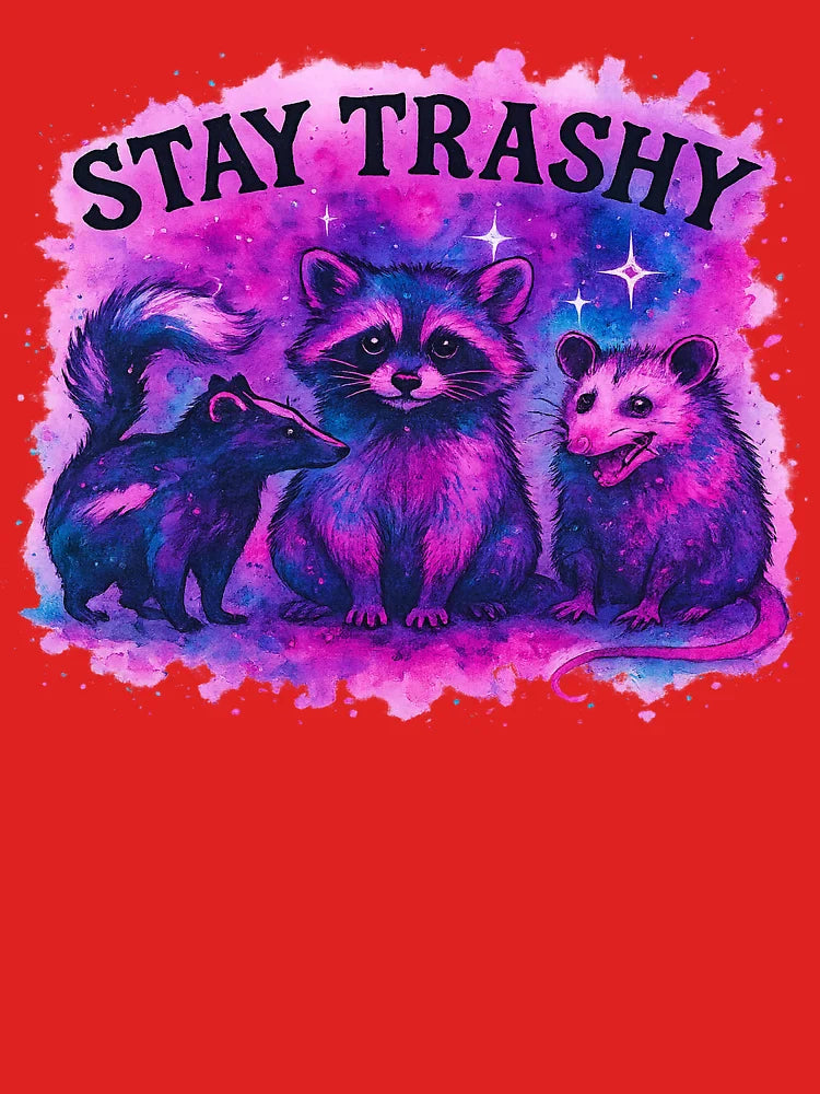 Watercolor Stay Trashy Classic T-Shirt