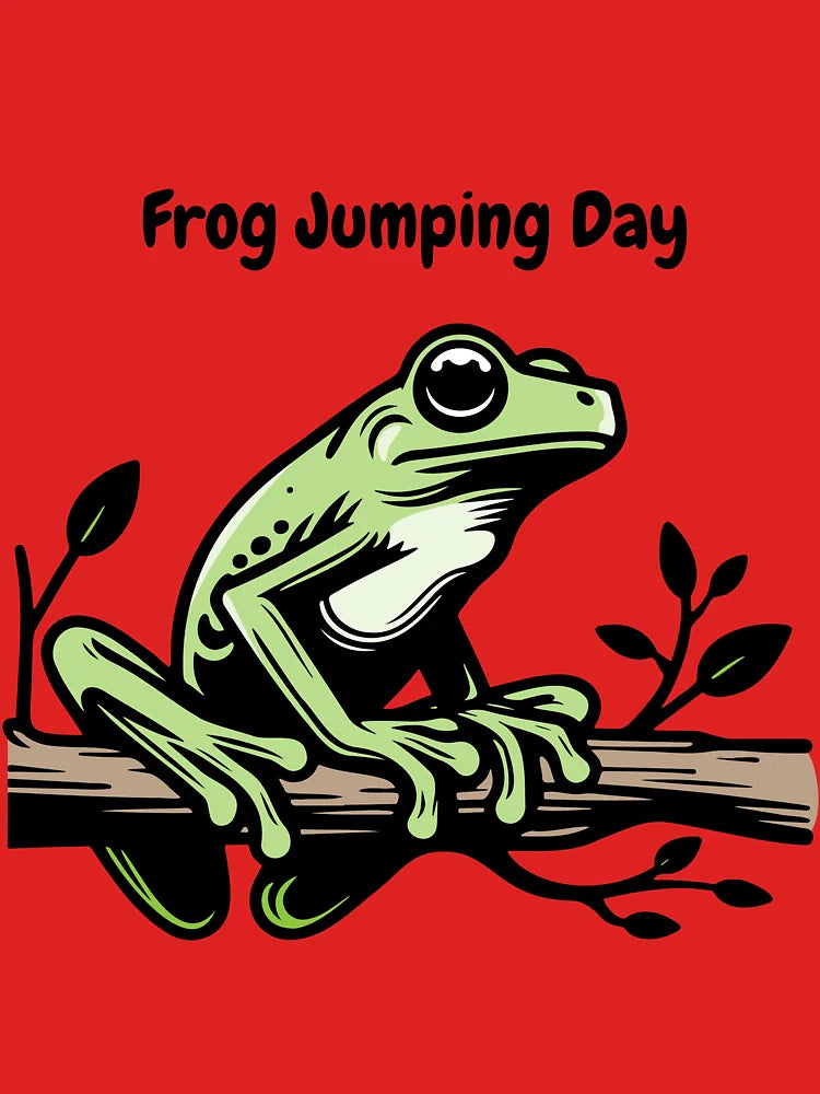 Frog Jumping Day Design Classic T-Shirt