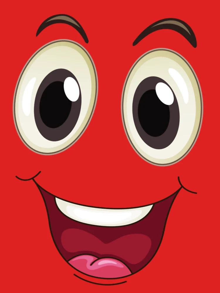 Happy cartoon face Classic T-Shirt