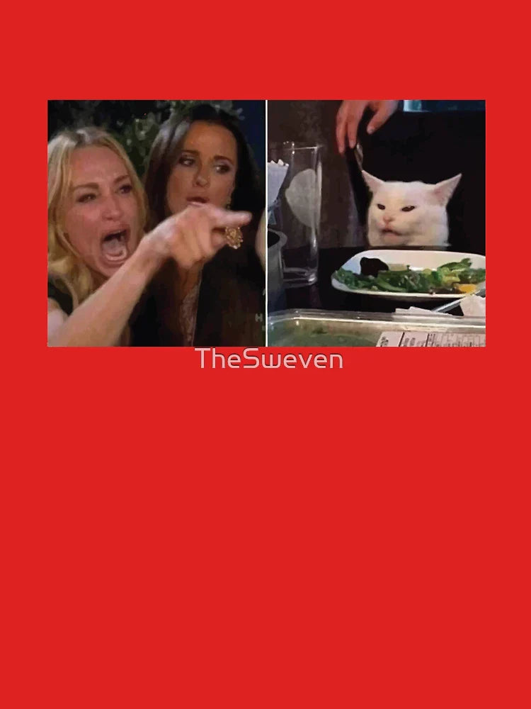 Woman Yelling at Cat meme Classic T-Shirt