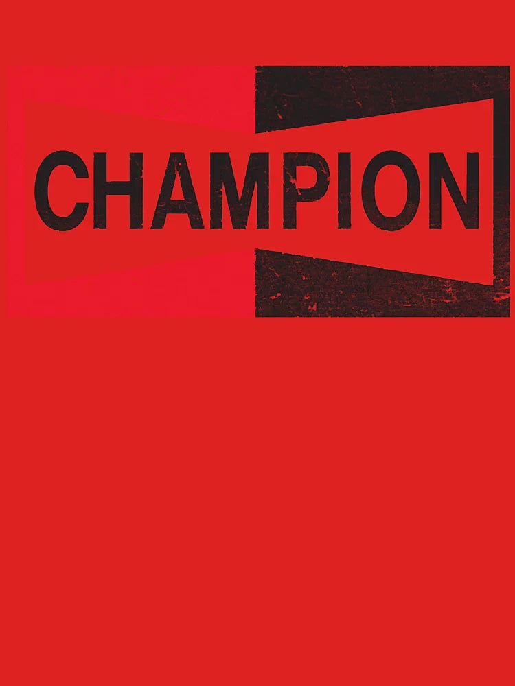 CHAMPION - Spark Plug Retro Distressed Emblem - Cl Classic T-Shirt