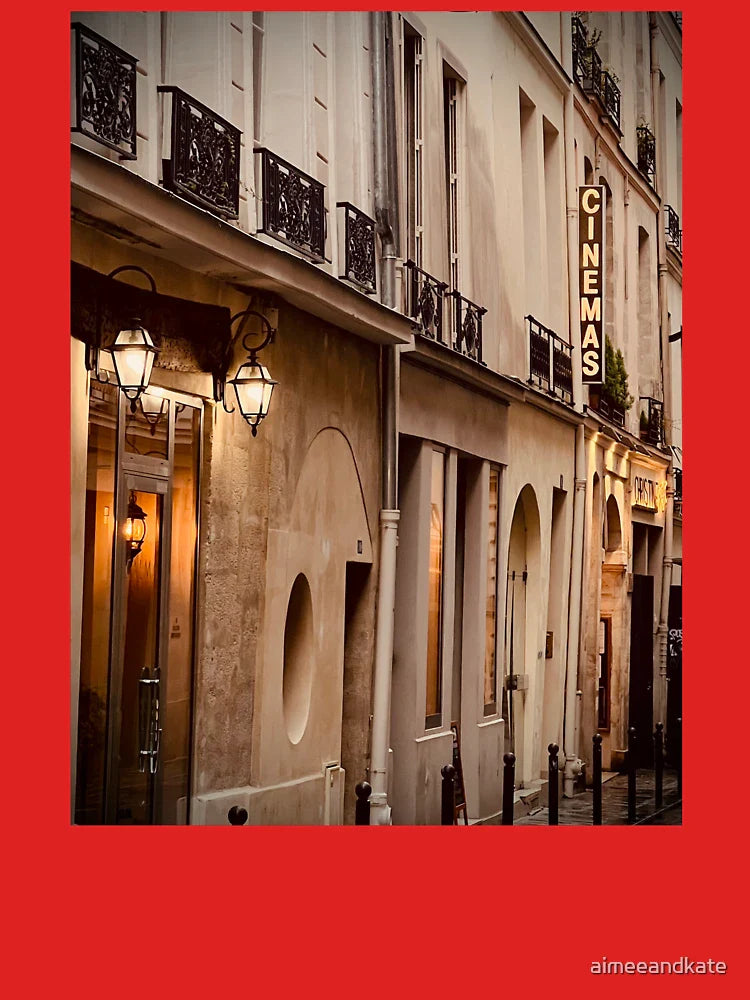 Paris Cinemas Street Scene Classic T-Shirt