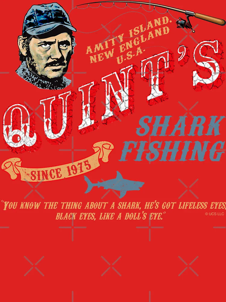Quint's Shark Fishing Wood (Universal © UCS LLC) Classic T-Shirt