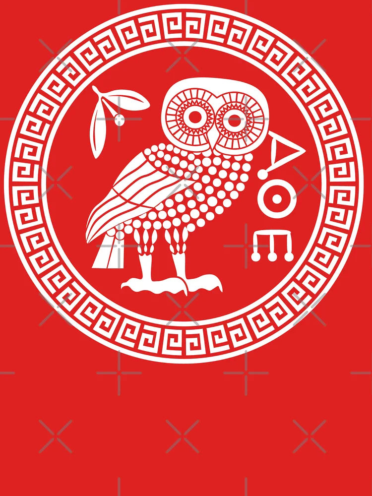 Athens Ancient Greece Athenian Owl Symbol of Athena Classic T-Shirt