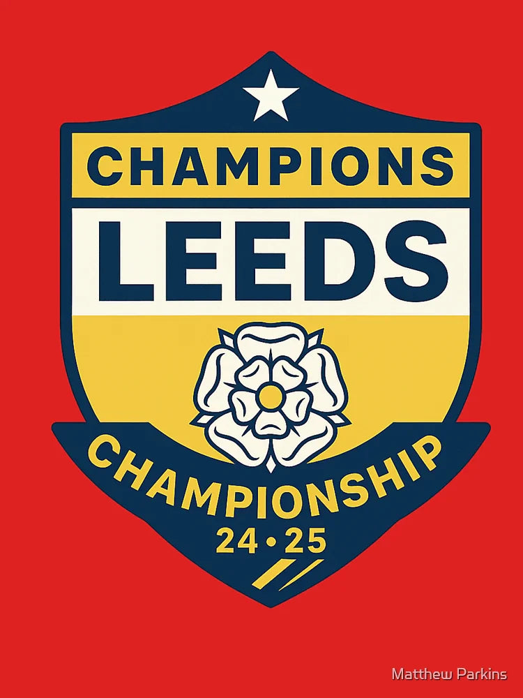 Leeds – Championship Winners 2024/25 Badge Classic T-Shirt