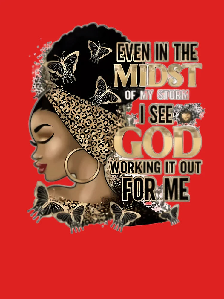 "Even in the Storm, I See God” – Empowered Woman Faith T-Shirt Classic T-Shirt