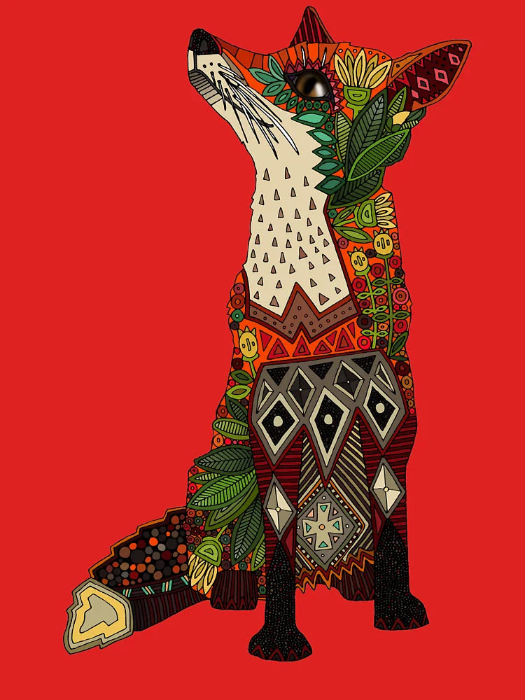 floral fox Classic T-Shirt