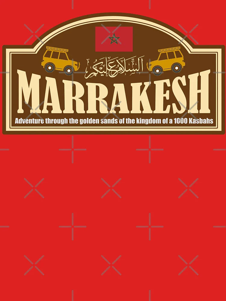 Marrakesh Kingdom of a 1000 kasbahs Morocco Classic T-Shirt