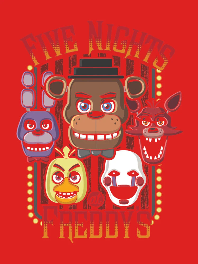Five Nights At Freddy_s Pizzeria Multi-Character   Classic T-Shirt