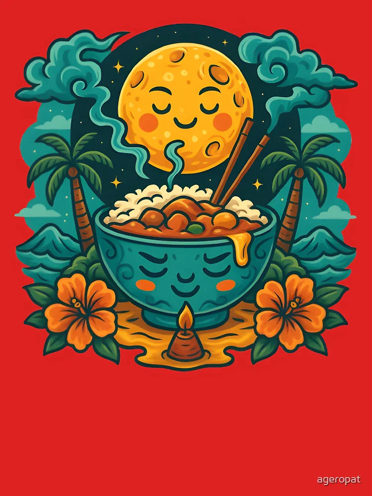 RICE BOWL CULT – Worship the Steam, Fear the Chopsticks | Snackwear Apparel Classic T-Shirt