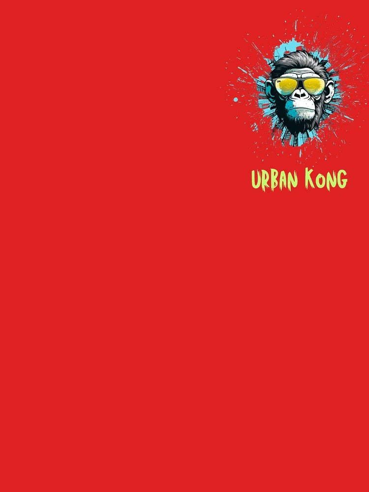 Blue and Black Grunge Illustrative Urban Kong! Classic T-Shirt