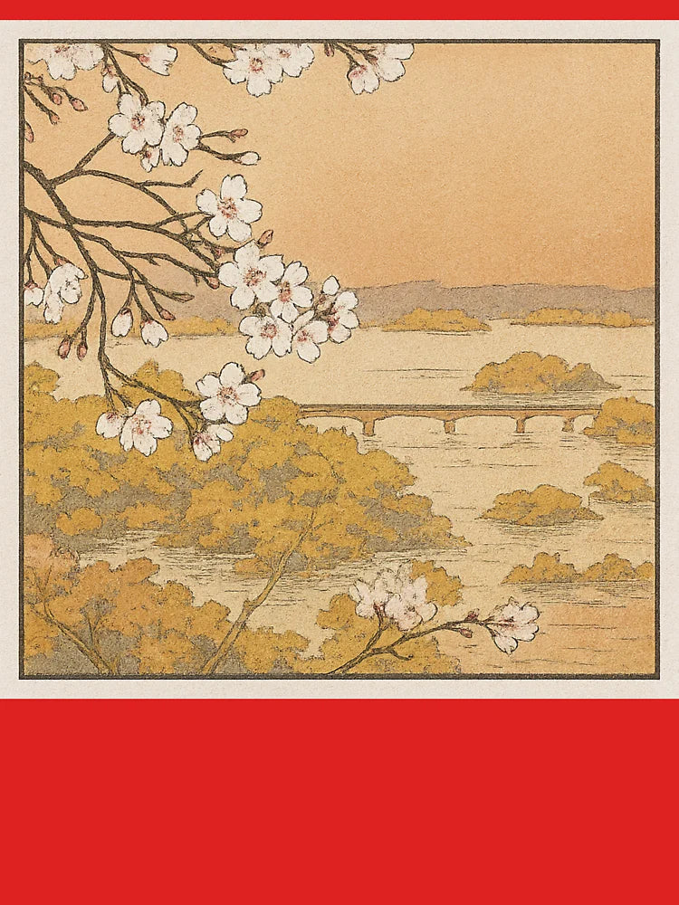 Cherry Blossoms over Matsushima Bay | Japanese Spring Serenity Classic T-Shirt