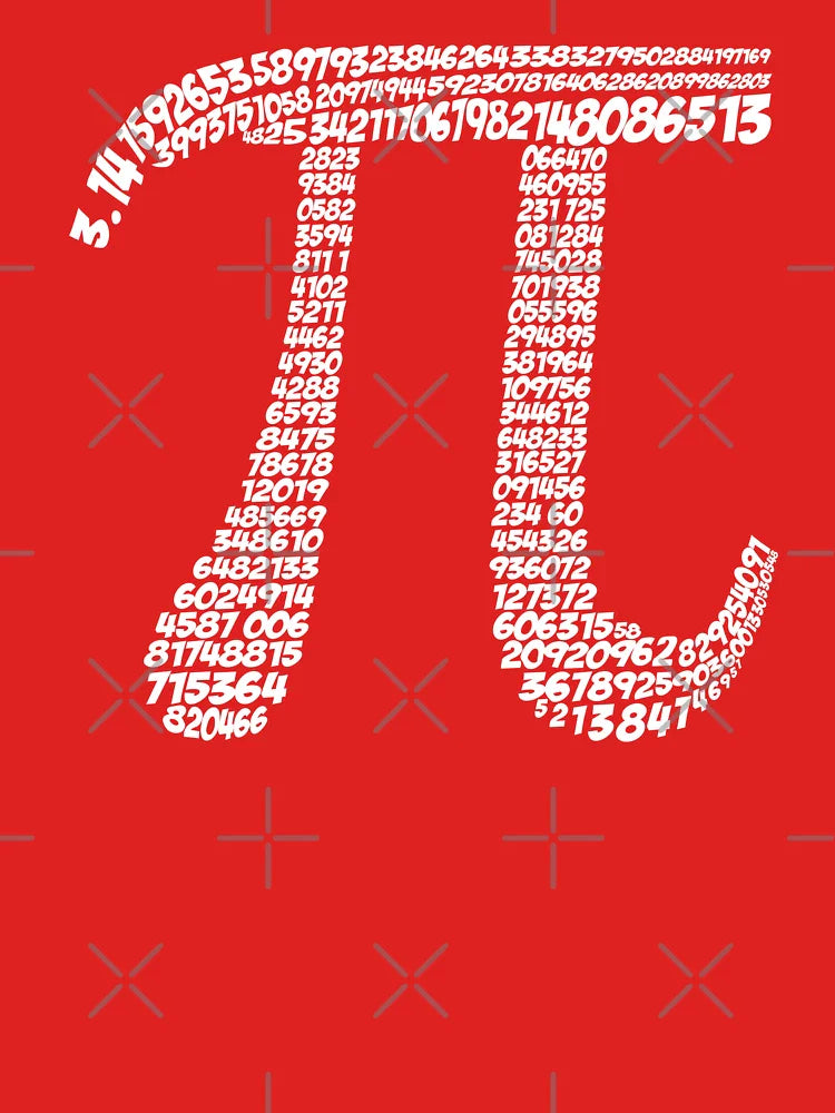 Pi Symbol 3.14 - 400 decimal values Classic T-Shirt