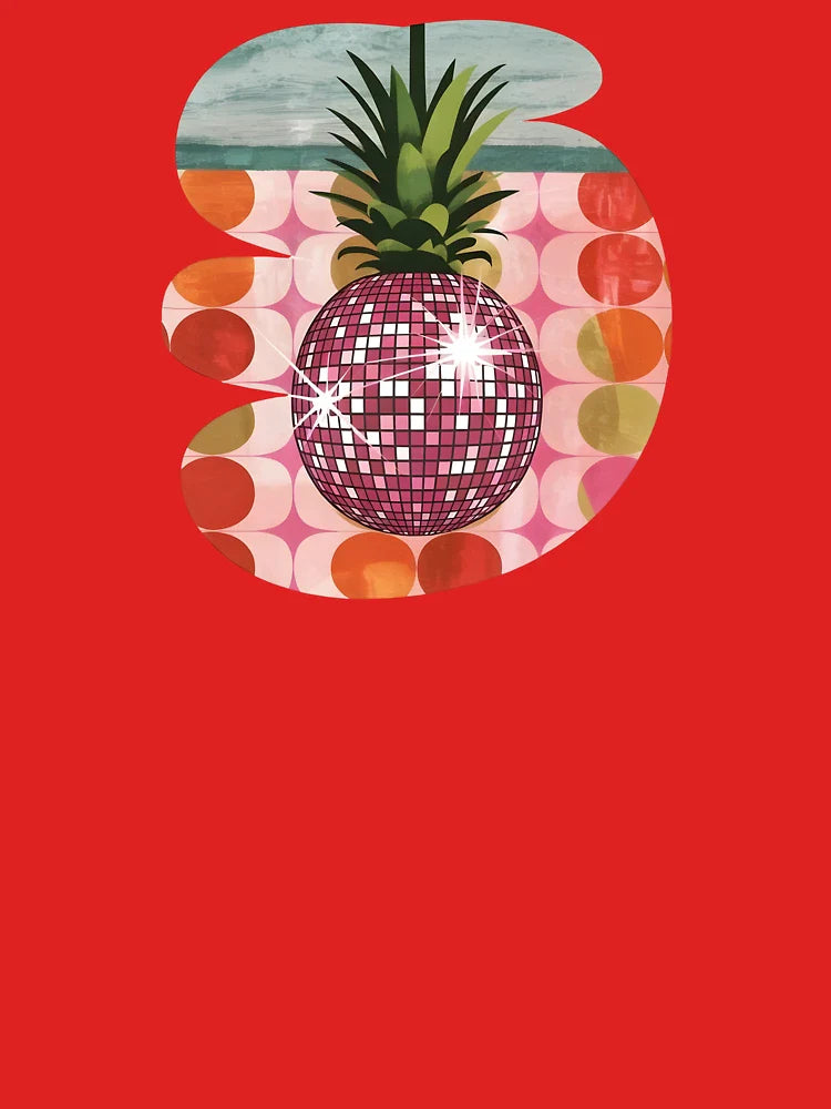 Discoball pineapple retro Classic T-Shirt