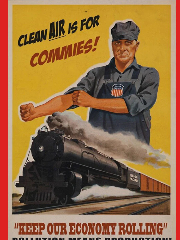 Poster Clean air is for commies Classic T-Shirt