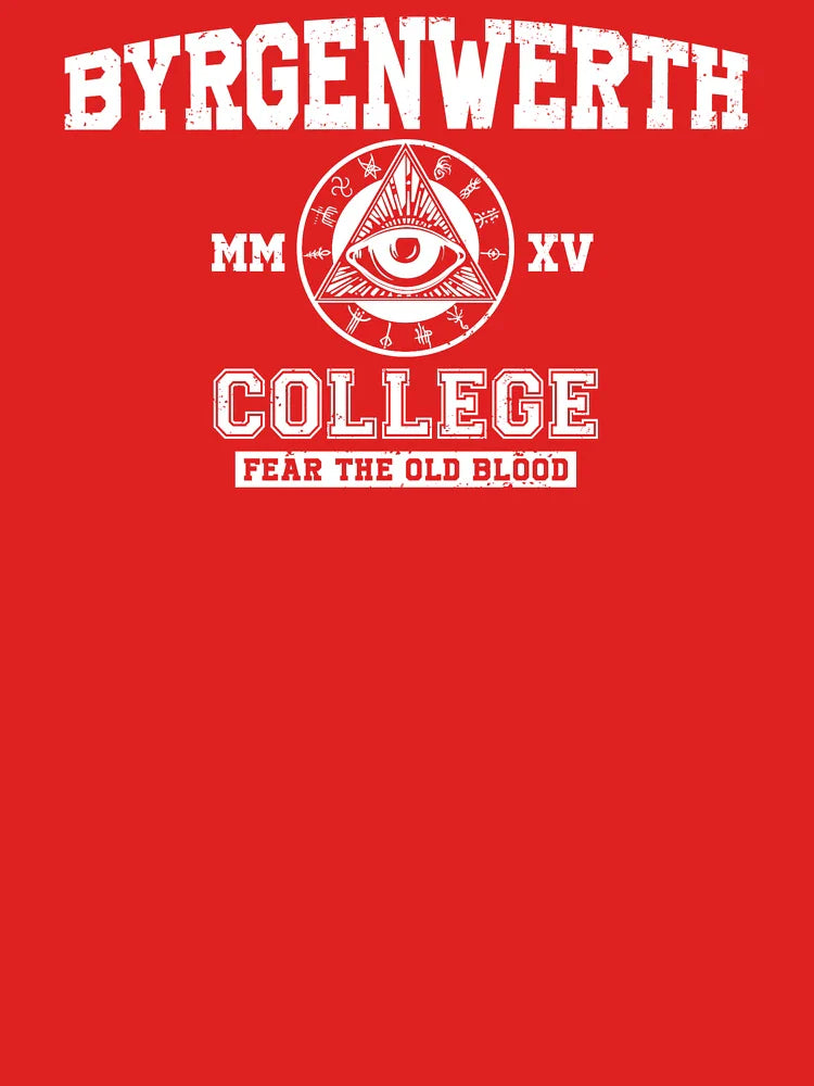 Byrgenwerth College (White Text)  Classic T-Shirt
