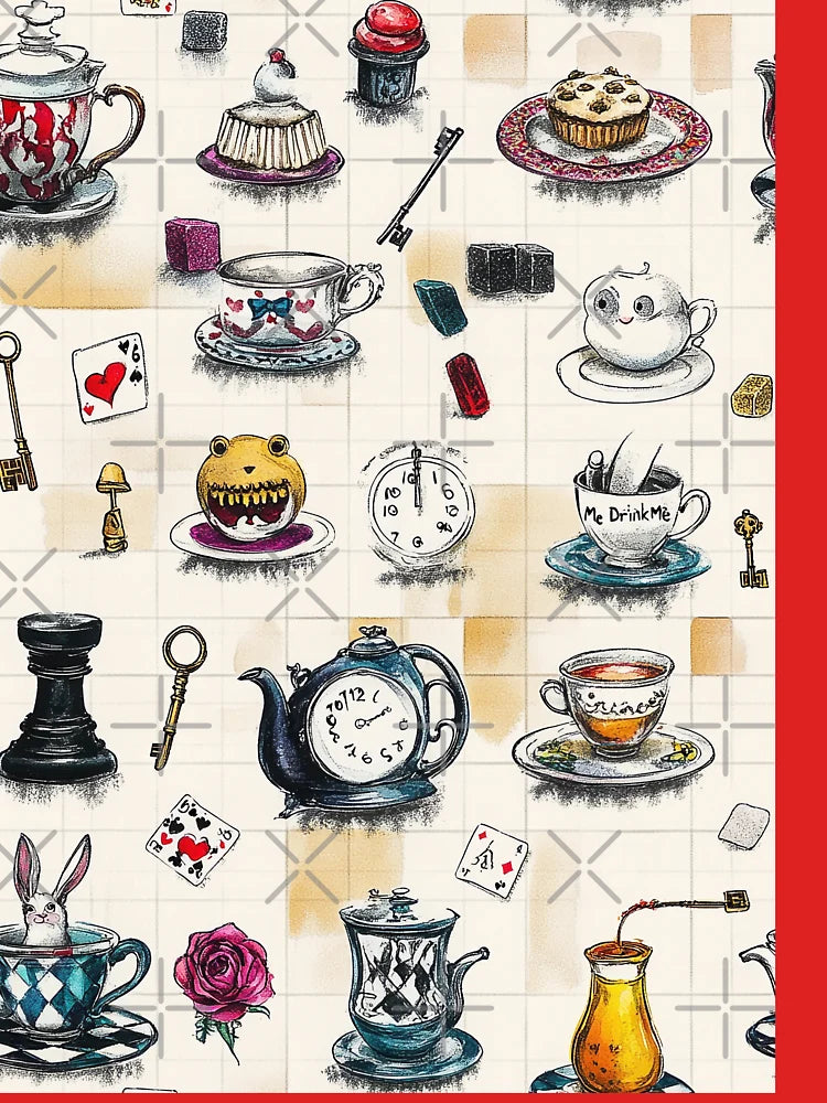 Surreal Tea Table Full Of Magical Details Classic T-Shirt