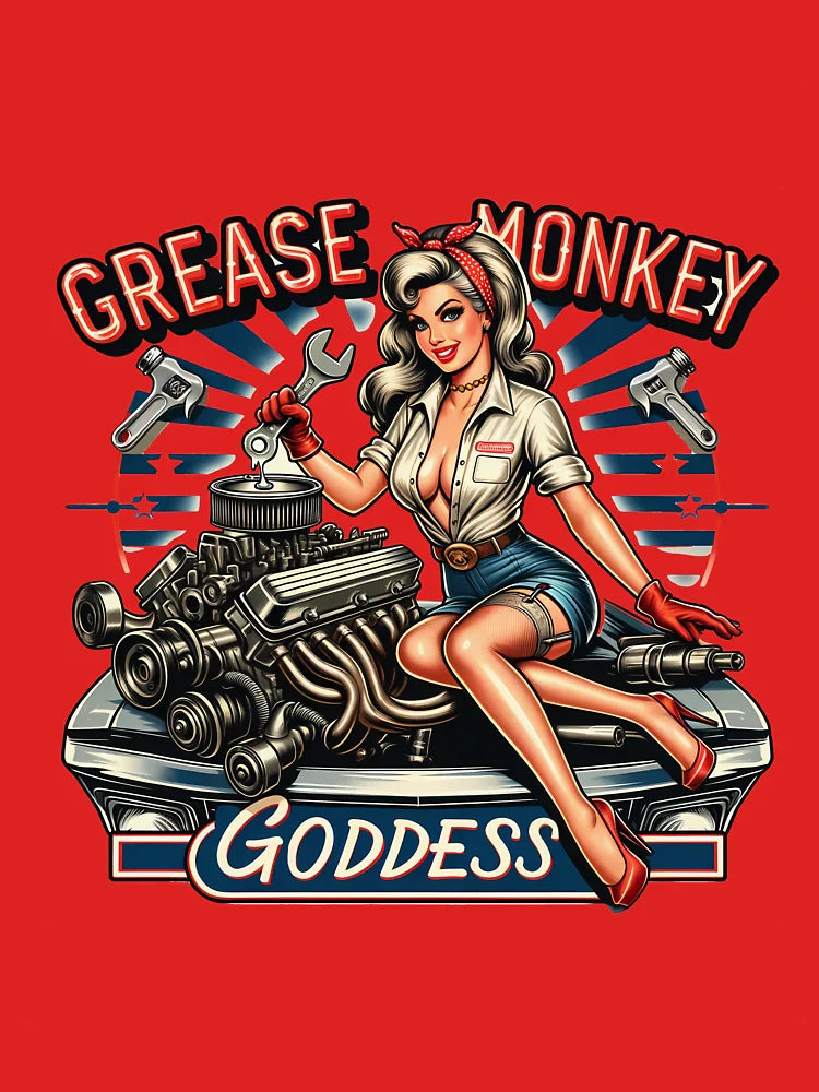 Classic Retro Pin Up Girl T Shirt Classic T-Shirt