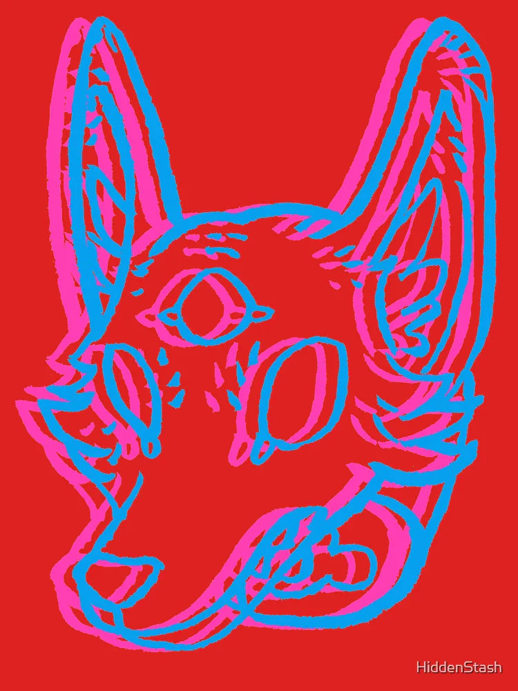 3D Space Coyote Classic T-Shirt