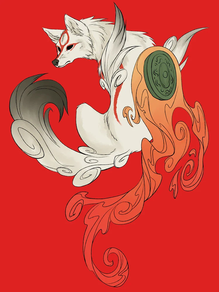 Okami Flames Classic T-Shirt