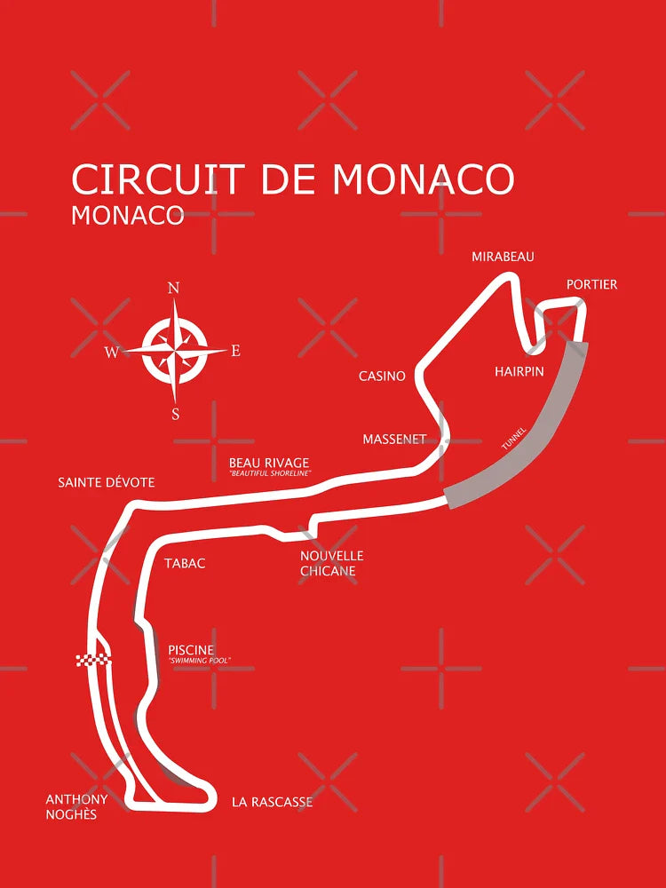 Circuit De Monaco Classic T-Shirt