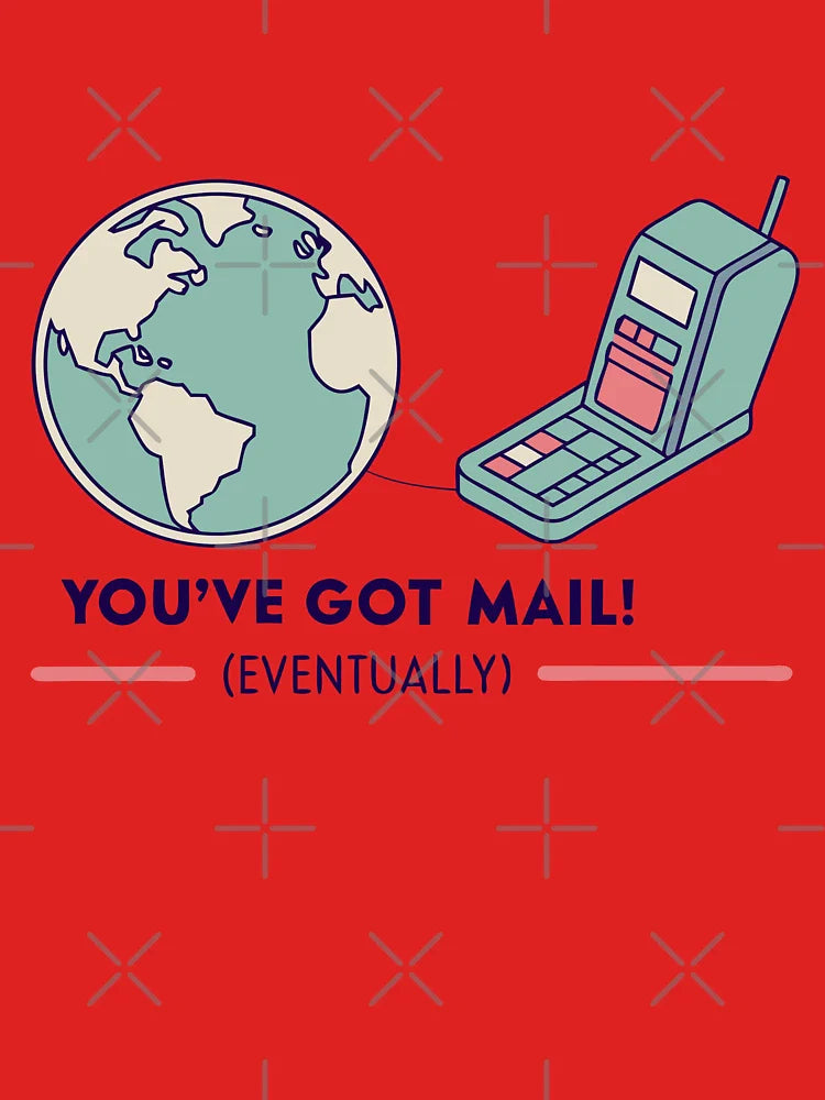 Retro 90s - You've Got Mail (Eventually) - Dial-Up Internet Humor Classic T-Shirt