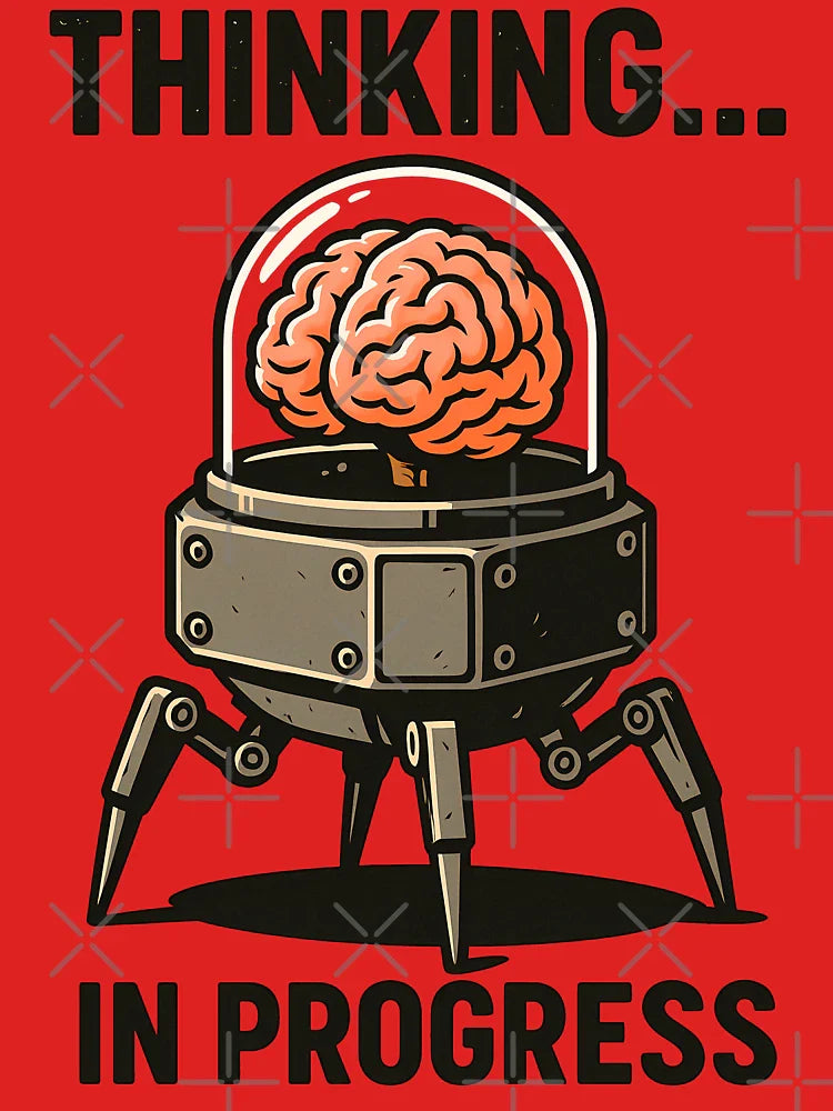 Thinking..in Progress Sci-Fi Robotics Classic T-Shirt