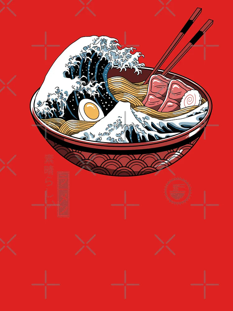 Great Ramen Wave White Classic T-Shirt