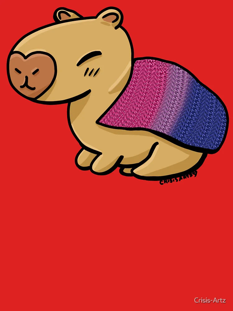 Pride Capybara- Bisexual Classic T-Shirt