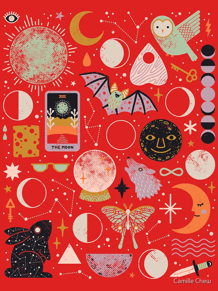Lunar Pattern: Blue Moon Classic T-Shirt