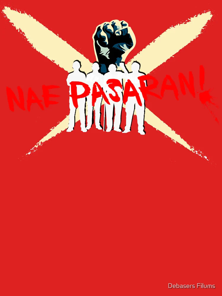 Nae Pasaran Raised Fist logo Classic T-Shirt