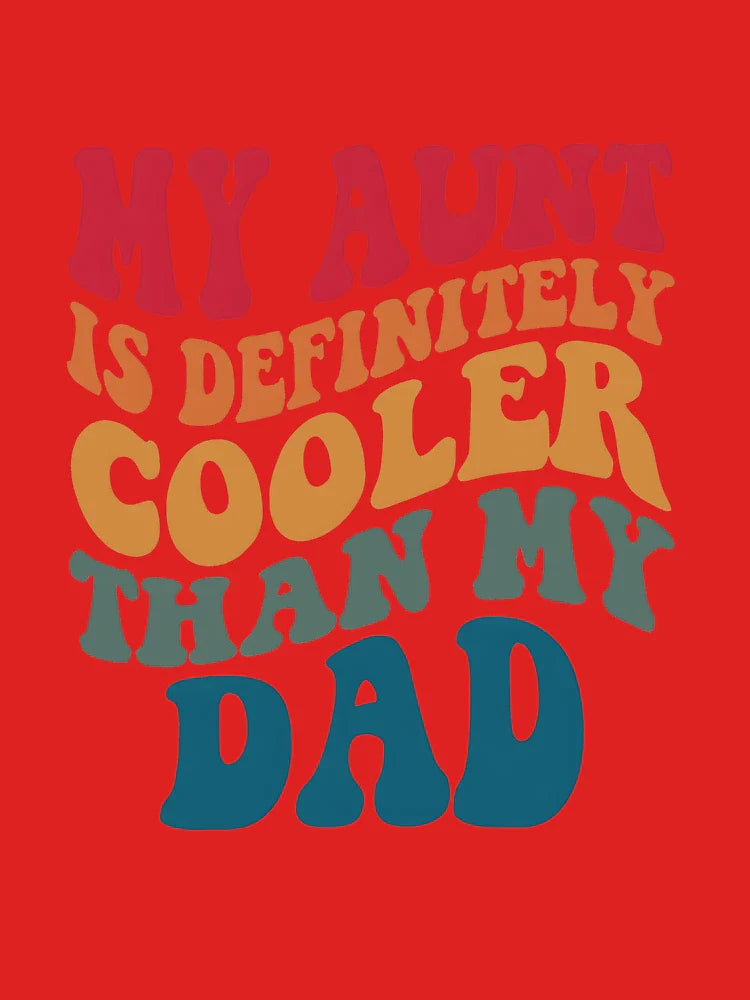 Aunt Cooler Than Dad Auntie's Bestie Retro Vintage Best Friend Classic T-Shirt