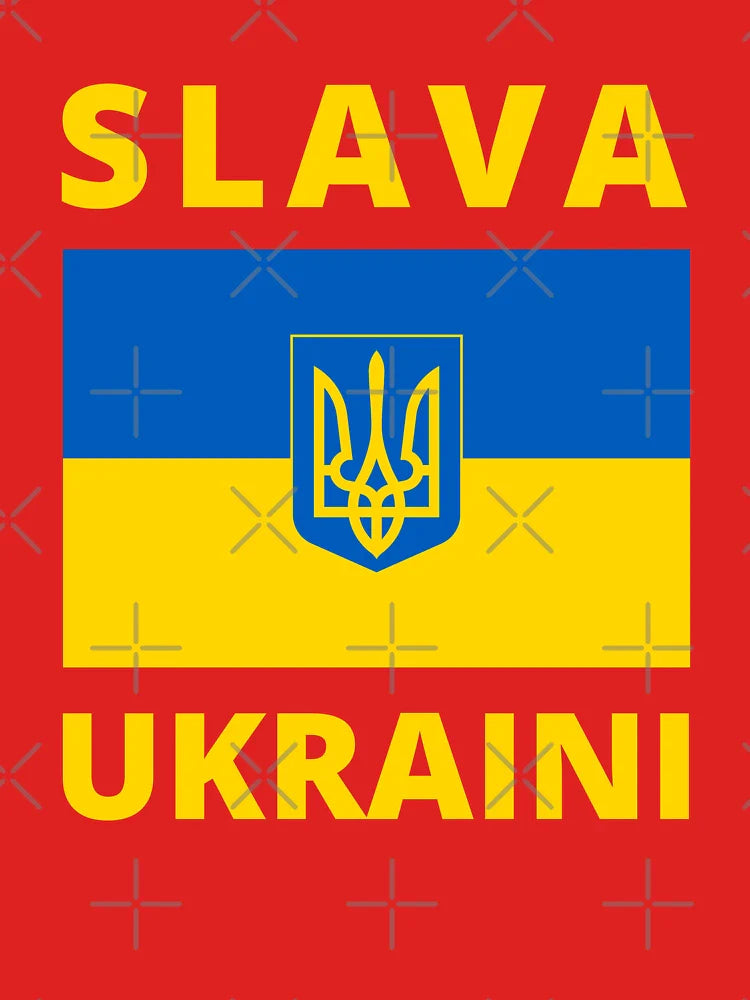 SLAVA UKRAINI GLORY TO UKRAINE SUPPORT UKRAINE PROTEST PUTIN Classic T-Shirt