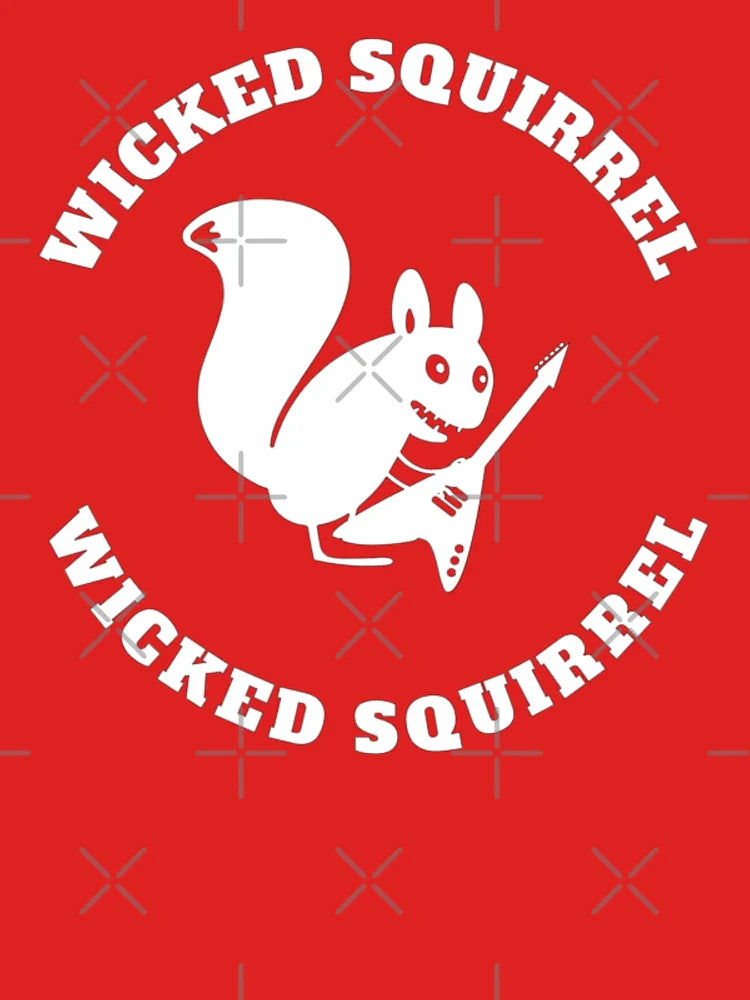 Wicked Squirrel White Logo Classic T-Shirt