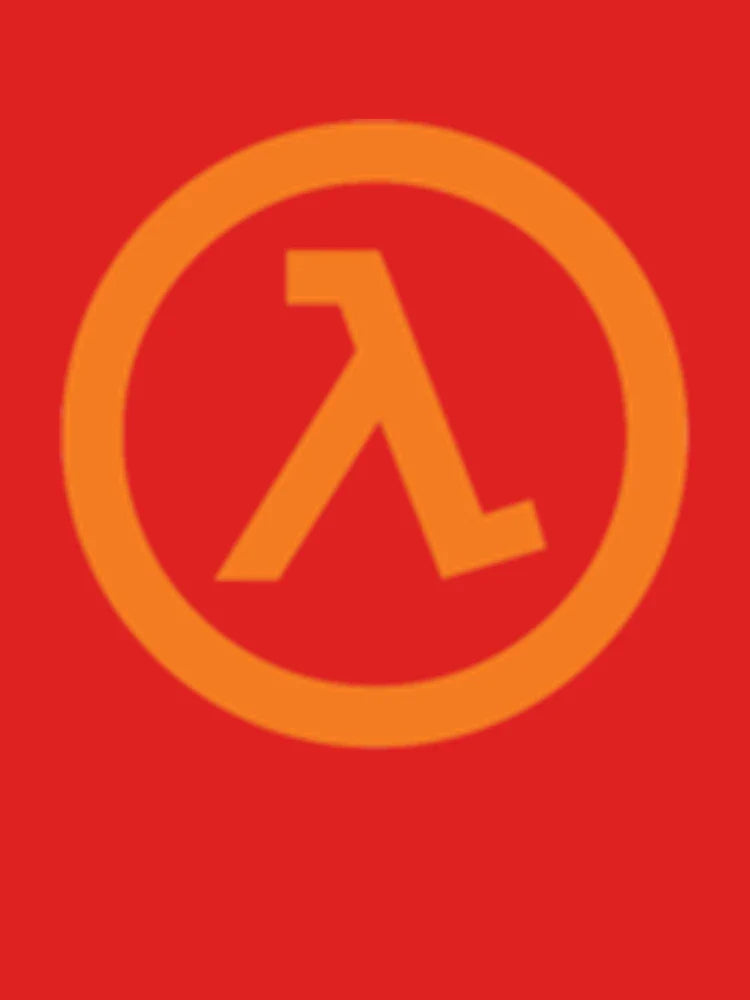 Half Life Lambda Logo (black background) Classic T-Shirt Classic T-Shirt
