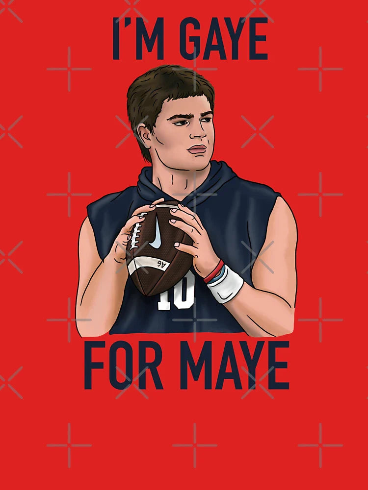 Patriots Football Drake Maye Quarterback Funny Classic T-Shirt