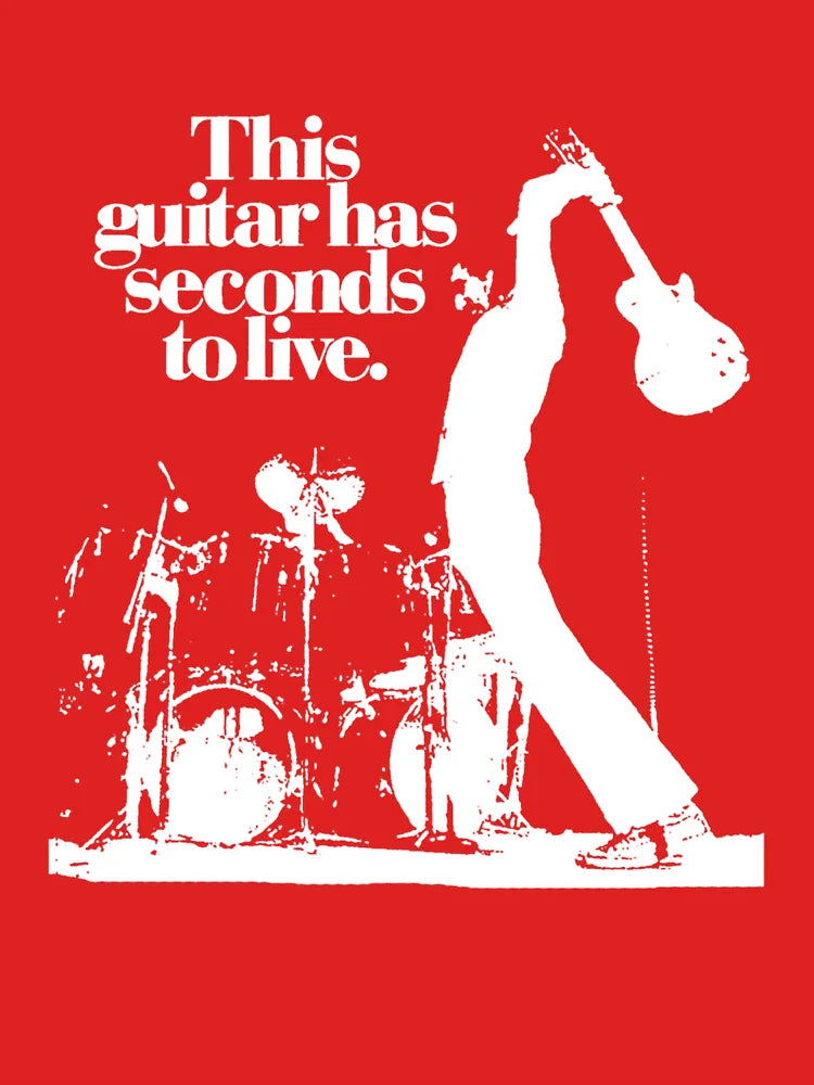 Pete Townshend The Who This guitar has seconds to live Rock Music legend Guitar Classic T-Shirt