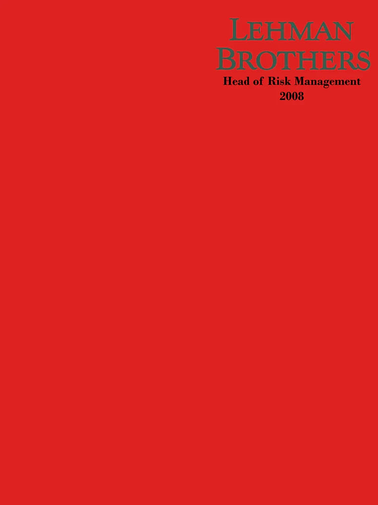 Lehman Brothers - Head of risk managment 2008 (SMALL) Classic T-Shirt