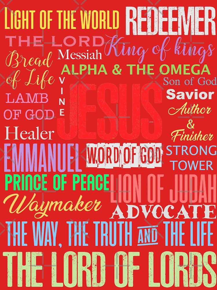 Names of God Lord Jesus Christ - Bible Verse Christian Gifts Store  Classic T-Shirt