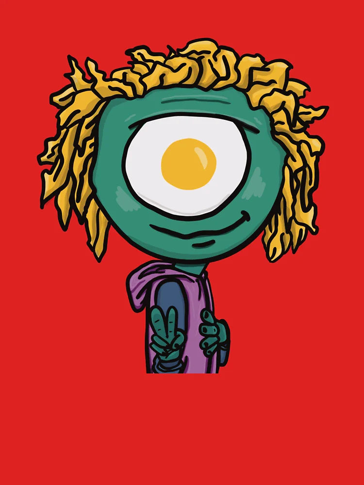 Egg eye cartoon cyclops  Classic T-Shirt
